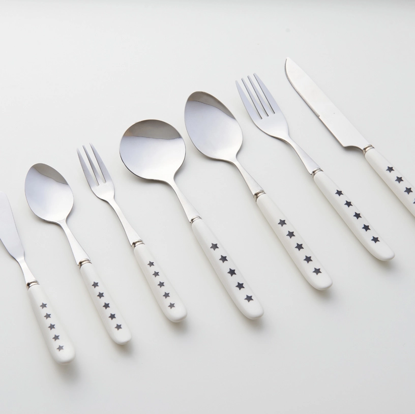 ceramic handle cutlery set