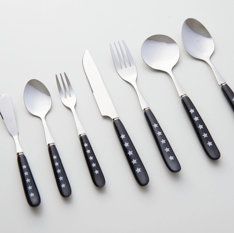 white ceramic flatware