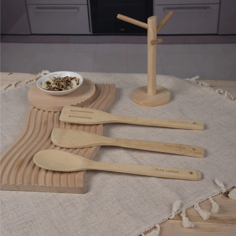 bamboo spoon and fork set